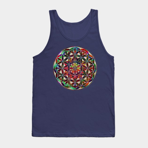 FLOWER OF LIFE Tank Top by aklara